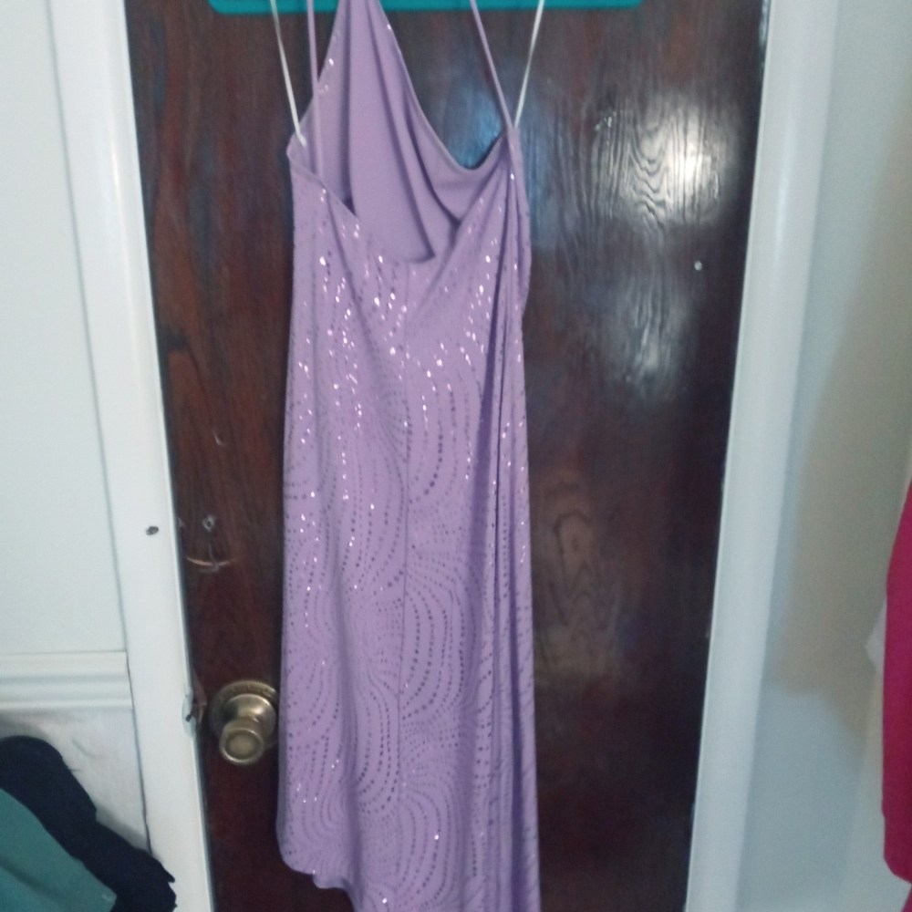 Vintage purple sparkle dress - Picture 4 of 7